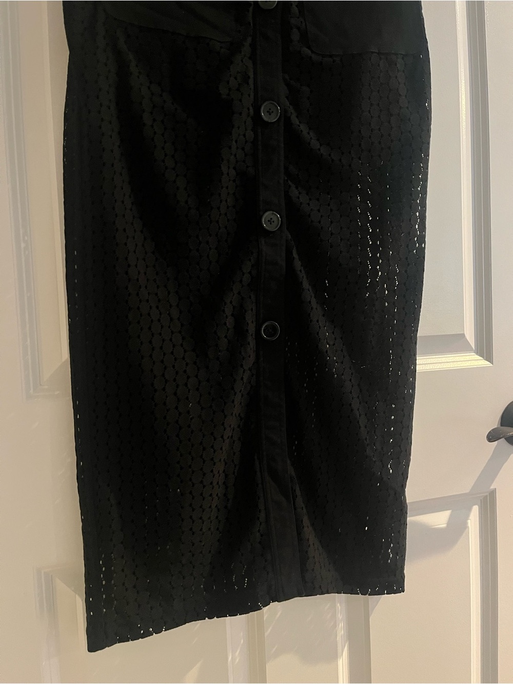SOLID & STRIPED The Harper Lace Midi Skirt in Black Size XS - Like New - Picture 10 of 15